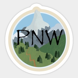 Pacific north west Sticker